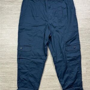 Knox Rose Navy Cargo Pants - Casual Utility Style